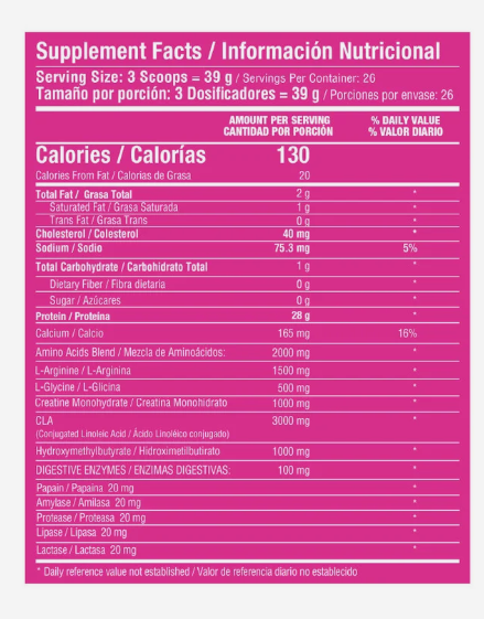 Premium Slendar Vanilla Flavor 1014g Powder 26 Servicios